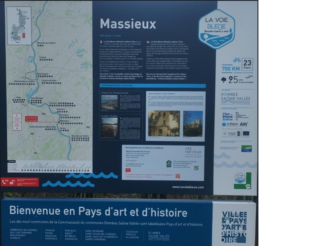 فندق Havre De Paix Bord De Saone Avec Jacuzzi Massieux المظهر الخارجي الصورة